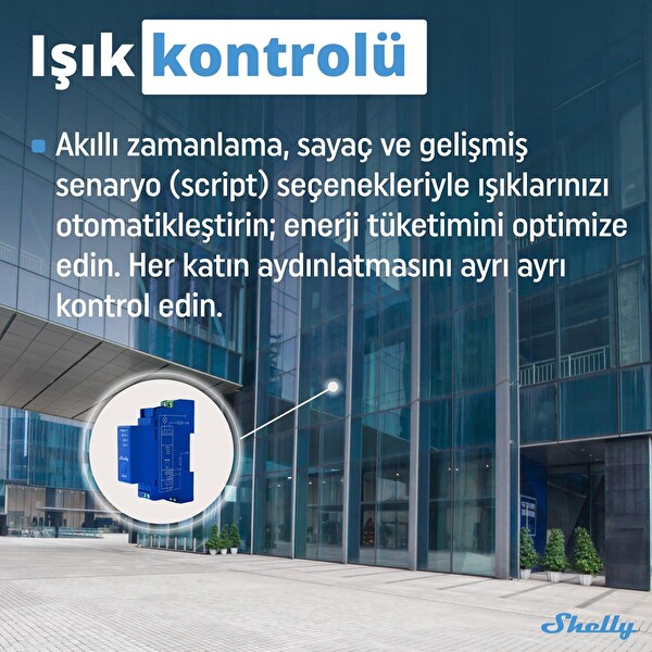 Shelly Pro 1 DIN Ray 1 Kanal Akıllı Röle