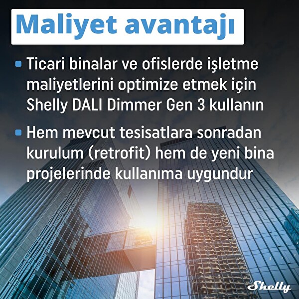 Shelly Dalı Dimmer Gen3 Akıllı LED Kontrol Rölesi