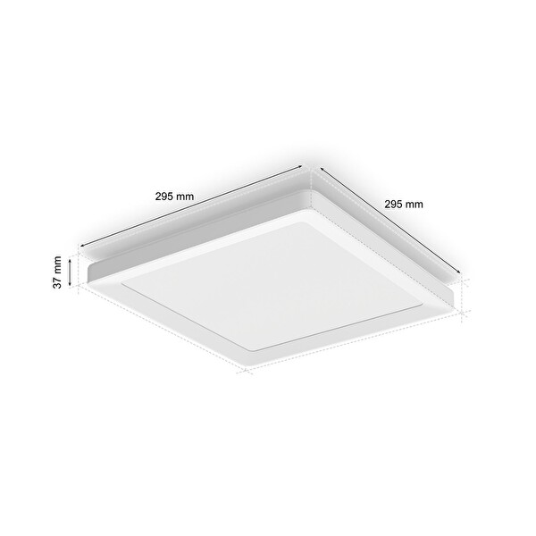 Philips Tento Hue WCA Slim 30x30 Tavan Lambası Beyaz