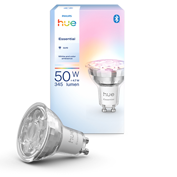 Philips Hue Essential 4.7W GU10 345 Lumen Renkli Akıllı Spot Ampul