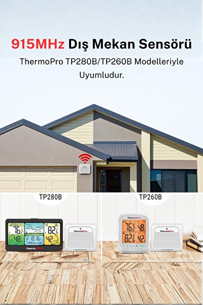 Thermopro TX7C - TP280B-TP260B Modelleri İçin İlave Dış Sensör