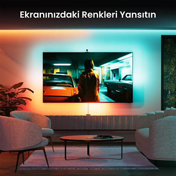 Nanoleaf 4D Ekran Senkronizasyonlu Akıllı RGB LED Şerit Aydınlatma Başlangıç Paketi 4 M - Maks 65