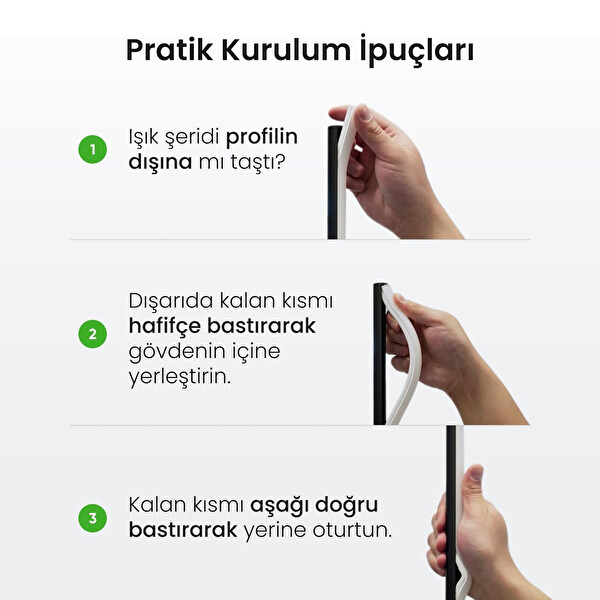 Nanoleaf Akıllı RGBW LED Dikey Yer Lambası Köşe Lambaderi Siyah - Matter Ve Apple Home Destekli
