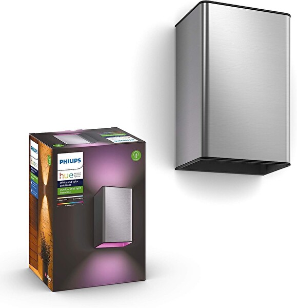 Philips Hue Resonate WACA 2x8 İnox Dış mekan Lambası 915005843001