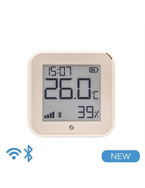 Shelly H&T Gen3 Ivory WiFi Sıcaklık ve Nem Sensörü