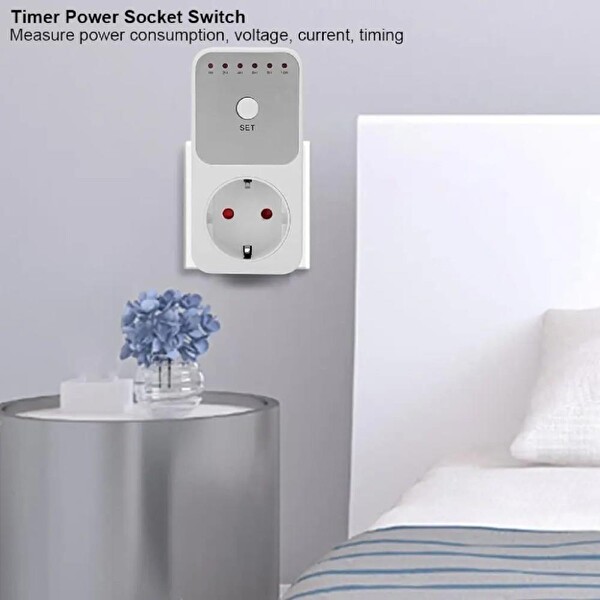 Wellhise TM04 16A 3680W Dijital Zaman Ayarlı Priz