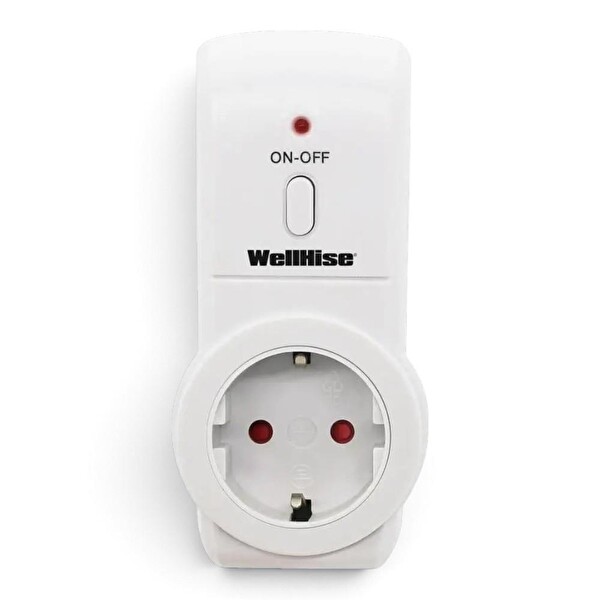 Wellhise YK02-GR-2+1 2'li Uzaktan Kumandalı Priz 3680W