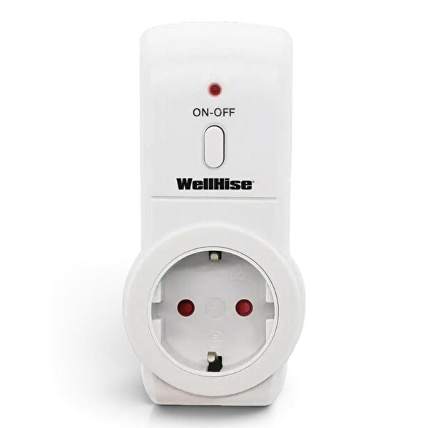 Wellhise YK02-GR-1+1 Tekli Uzaktan Kumandalı Priz 1+1 3680W