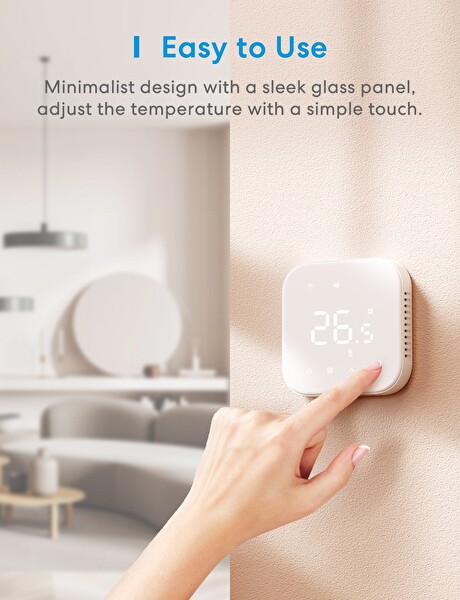 Meross Akıllı Termostat Matter MTS215B - Apple Home Destekli