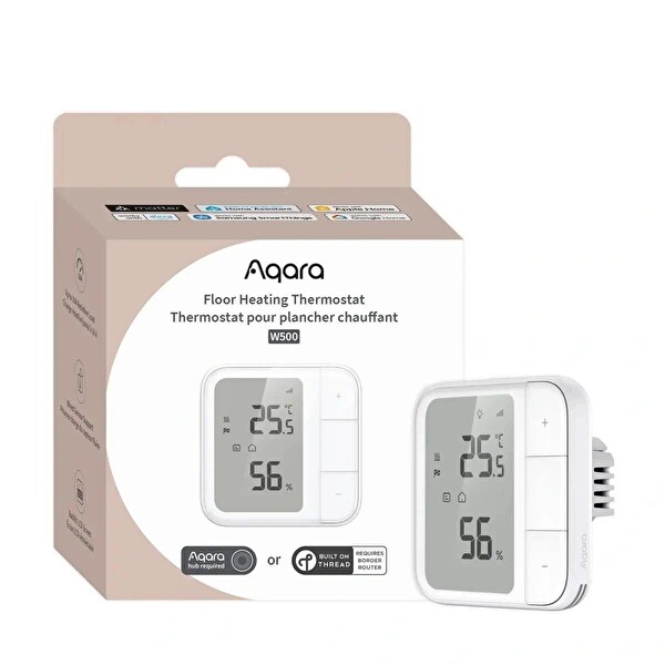 Aqara Akıllı Yerden Isıtma Termostatı W500 UT-A01D - Apple Home Destekli