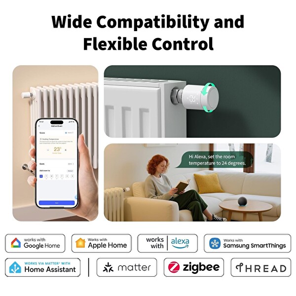 Aqara Akıllı Radyatör Termostatı W600 WT-A03D - Apple Home Destekli