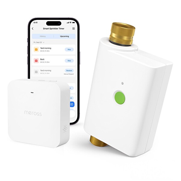Meross Akıllı Sulama Zamanlayıcı MST100 - Apple Home Destekli