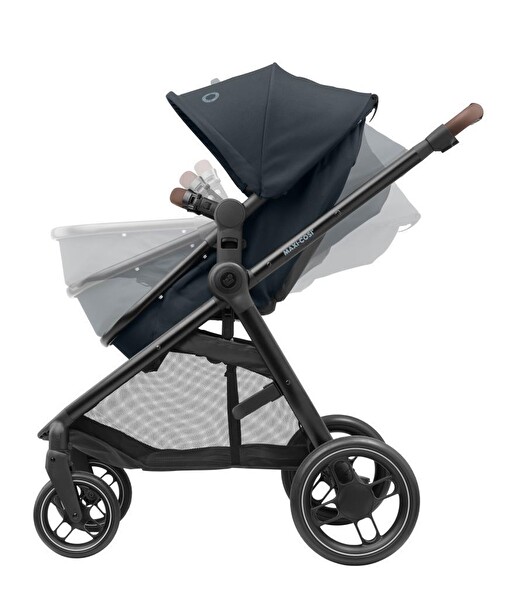 Maxi-Cosi Zelia3-Cabriofix I-Size Çift Yönlü Essential Graphite Seyahat Sistem Bebek Arabası