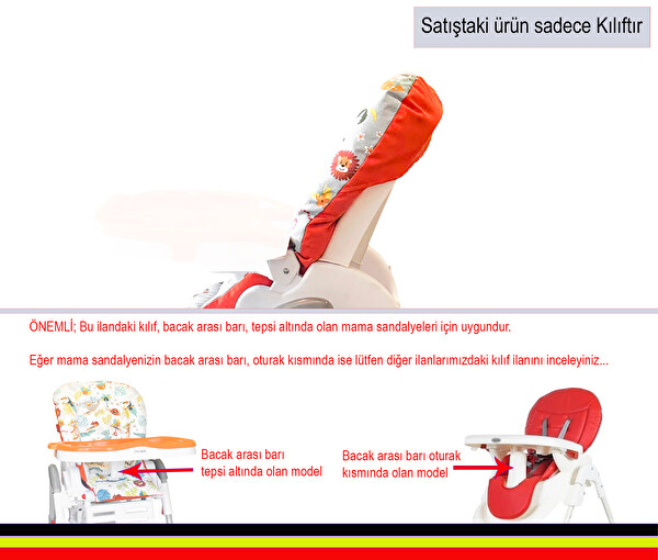 Holmer Leke Tutmaz Organik Max-M Koyu Gri Mama Sandalyesi Minderi