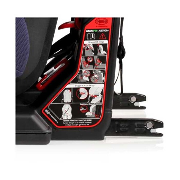 Heyner Multifix AERO Plus 9-36 KG Isofix I-II-III Kozmik Mavi Oto Koltuğu