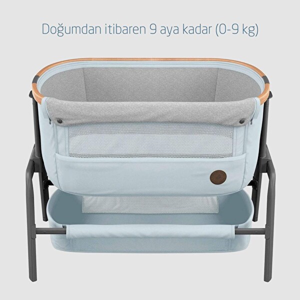 Maxi-Cosi Iora Katlanabilir Beyond Grey Eco Anne Yanı Beşik
