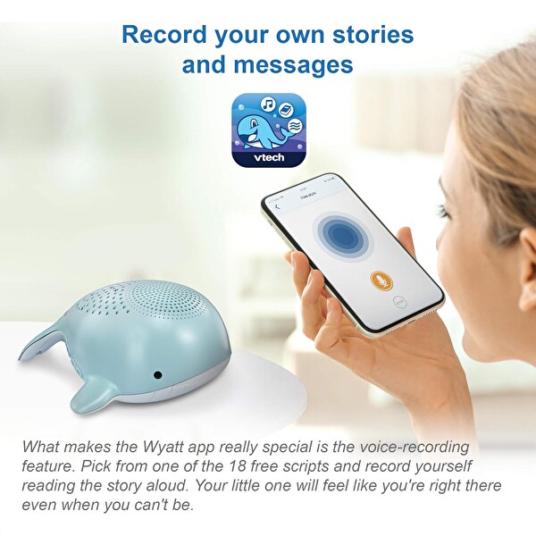Vtech BC8312 Wyatt Balina Hikayesi Anlatımı Bebek Uyku Emziği