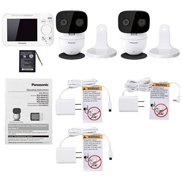 Panasonic Video Bebek Monitörü - 2 Kamera ve 1 Monitör