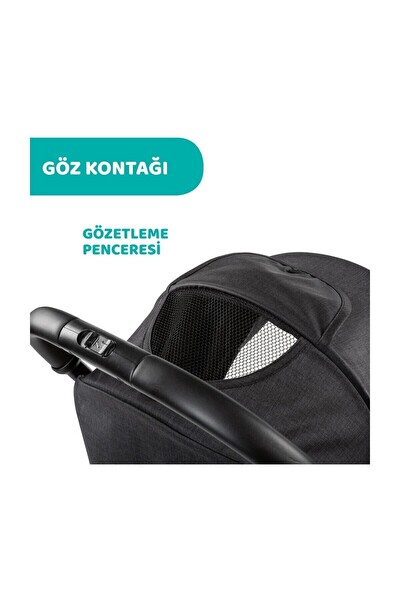 Chicco Trolley Me Stone Siyah Bebek Arabası