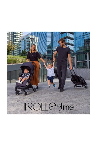 Chicco Trolley Me Stone Siyah Bebek Arabası