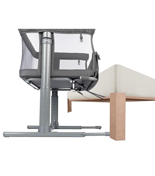 Bebe Confort Zina Ayarlanabilir Anne Yanı Beşik Mineral Graphite