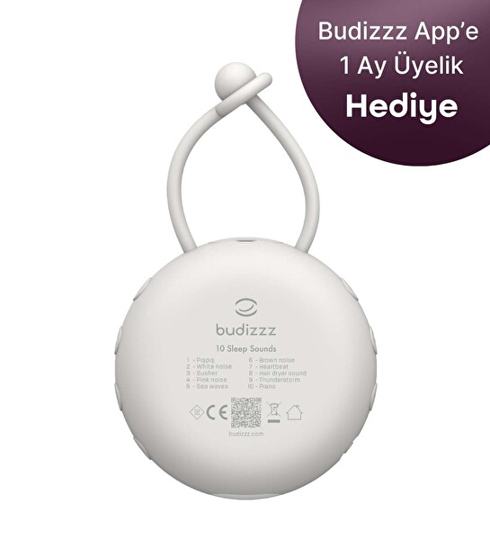 Budizzz Beyaz Gürültü Cihazı - Bebek Uyku Arkadaşı