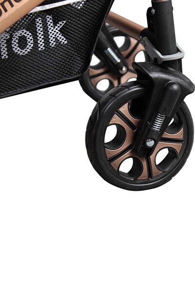 Norfolk Baby Voyage Comfort Air Luxury Çift Amortisörlü Çift Yönlü Bebek Arabası Kahve