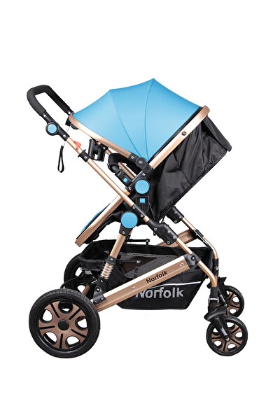 Norfolk Baby Voyage Air Luxury 5 İn1 Travel Sistem Bebek Arabası Mavi