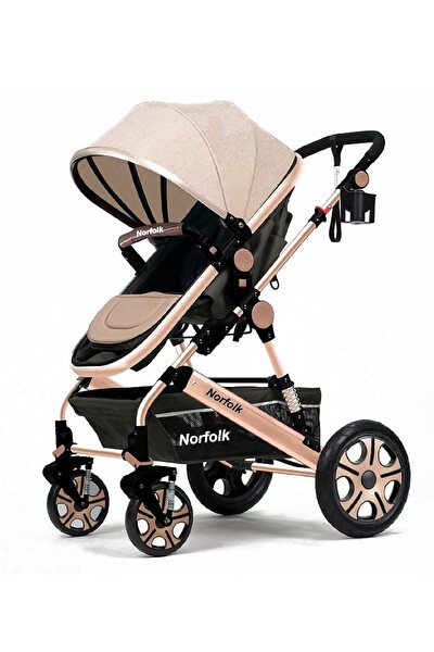 Norfolk Baby Voyage Air Luxury 5 İn1 Travel Sistem Bebek Arabası Kahve