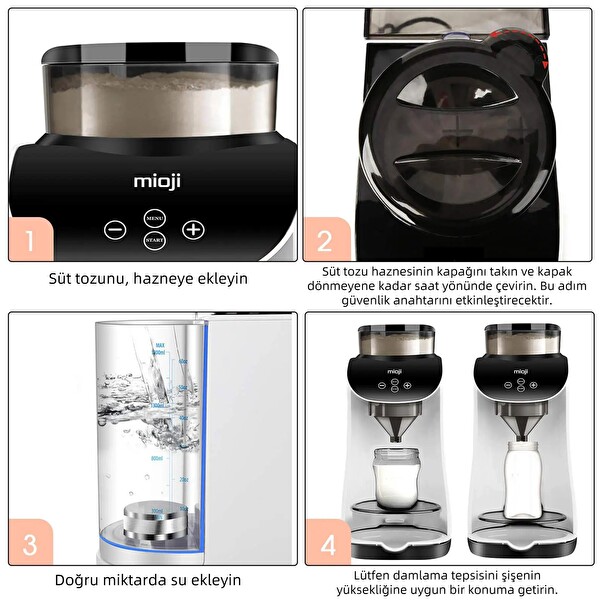 Mioji Baby 10 Pro Formula Pro Advanced Otomatik Bebek Mama Hazırlama Makinesi 5.5.1