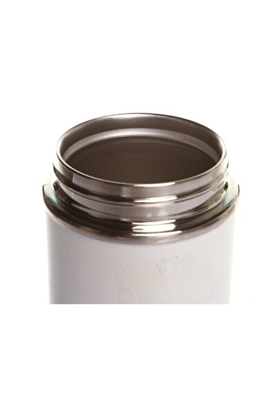 Baby Plus Beyaz Paslanmaz Çelik Bebek Mama Saklama Termosu 260 ML