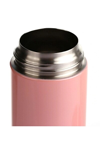 Baby Plus Çelik Termoslu Matara 350 ML Pembe