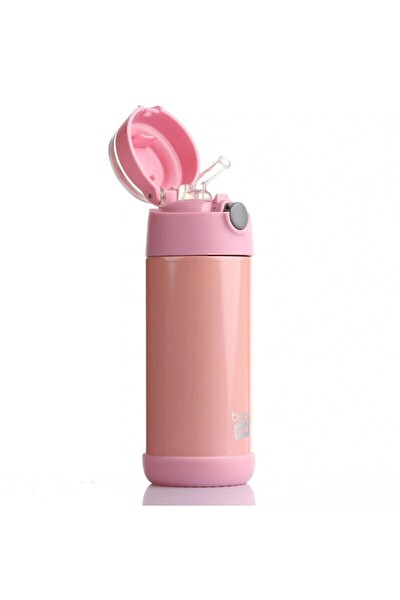 Baby Plus Çelik Termoslu Matara 350 ML Pembe