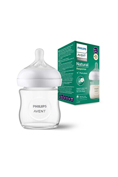 Philips Avent SCY930/01 Doğal Tepkili 0 Ay Cam Biberon 120 ML