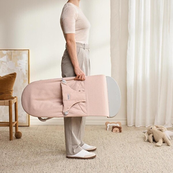 BabyBjörn Balance Bliss Ana Kucağı Woven Melange Açık Pembe