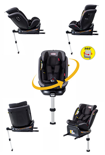 Holmer Capsula Multipro Aero 3D Legfix I-Size 360 Derece Dönebilir 0-36 KG Oto Koltuğu Isofix SPS SIP Latch