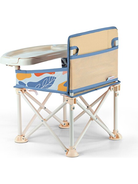 Minimono Plus Portatif Yükseltici Katlanabilir Mama Sandalyesi Bej - Flora