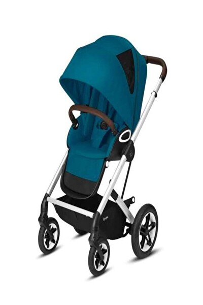 Talos S Lux Konforlu Bebek Arabası Silver-River Blue