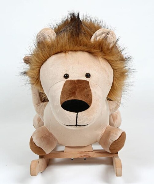 Tommybaby Egitici Peluş Sallanan Aslan Ahşap Sallanan Aslan