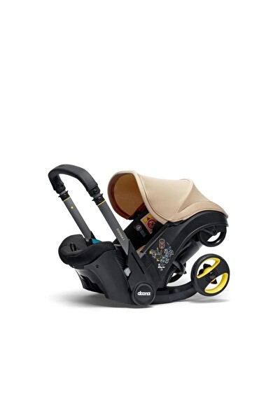 Doona Bebek Arabasına Dönüşen Tekerlekli I-Size Ana Kucağı Oto Koltuğu - Sahara Sand