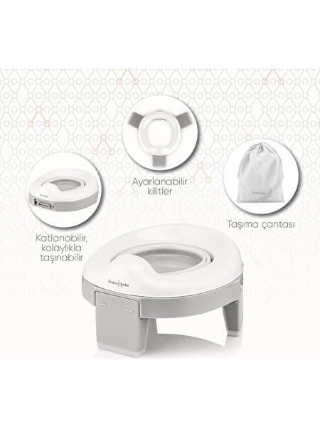 Gezenbebe Katlanabilir Seyahat Çocuk Tuvaleti