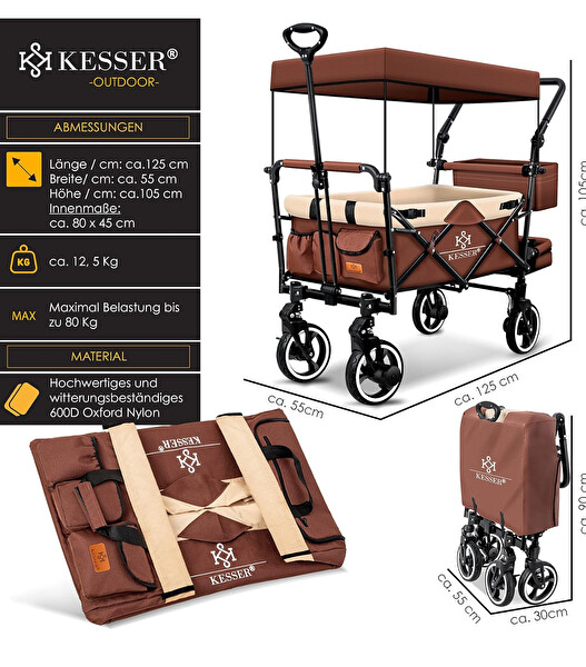 Kesser Vagon Bebek Arabası 80 KG