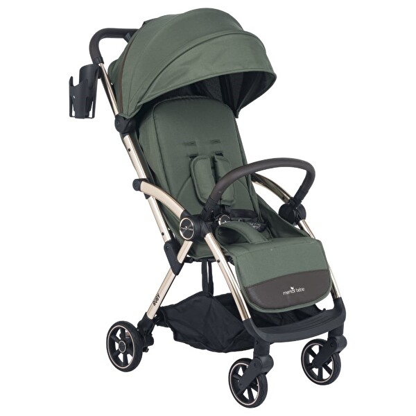 Merkür Bebe Ruby Tek Tuşla Otomatik Katlanan Kabin Boy Bebek Arabası Yeşil