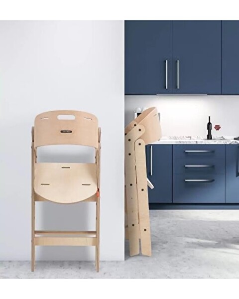 Mamatoyz 10MC Açık Kahverengi Portatif Mama Sandalyesi 85x40x58 CM