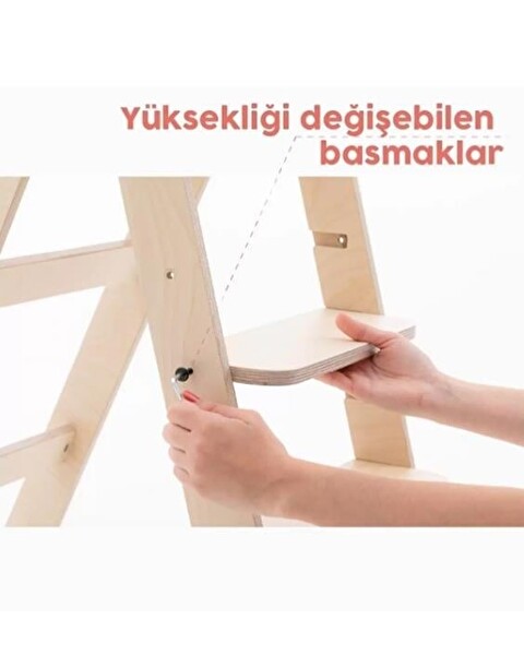 Mamatoyz 10MC Açık Kahverengi Portatif Mama Sandalyesi 85x40x58 CM