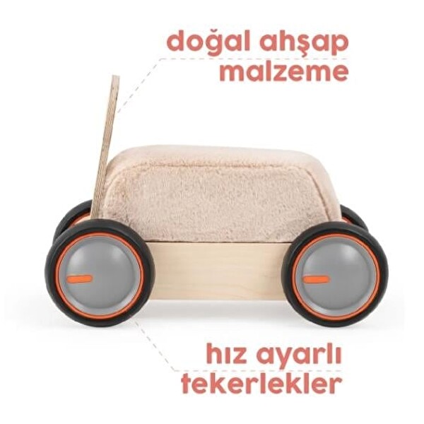 Mamatoyz 03DSB Driveme Soft Ayı Figürlü - Yürüteç Bin Sür Oyuncak Deposu