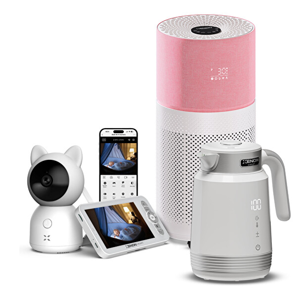 Xenon Smart Akıllı Monitörlü Bebek Kamerası Hava Temizleyici Kettle