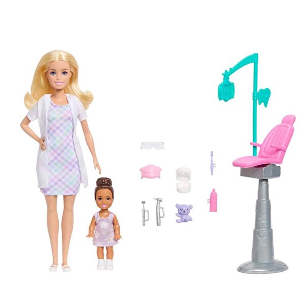 Barbie Kariyer Bebekleri Diş Hekimi JMK14