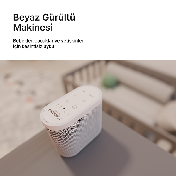 Xenon Smart Akıllı Bebek Kamerası Hava Temizleyici Beyaz Gürültü Pış Pış Sesi Uyku Arkadaşı ve RGB Ampul Seti