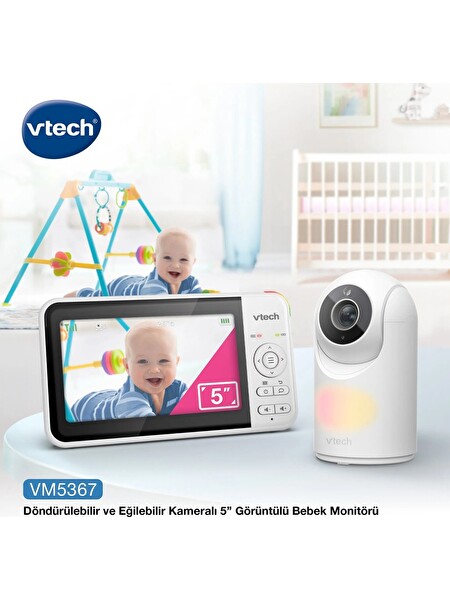 Vtech VM5367 Döndürülebilir ve Eğilebilir Kameralı 5